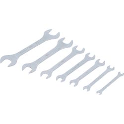 Double Open End Spanner Set | extra flat | 6 - 23 mm | 7 pcs.