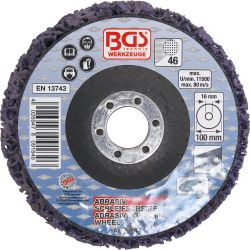 Disque abrasif | bleu | Ø 100 mm | perçage 16 mm