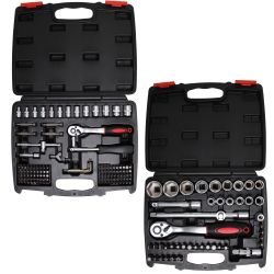 Socket Set | 6.3 mm (1/4") / 12.5 mm (1/2") Drive | 174 pcs.