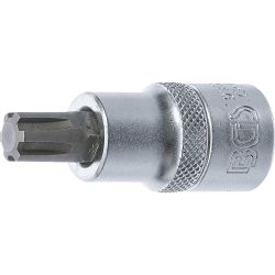 Bit-Einsatz | Antrieb Innenvierkant 12,5 mm (1/2") | Keil-Profil (für Ribe) M10,3