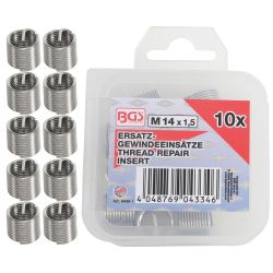 Inserts taraudés | M14 x 1,5 mm | 10 pièces