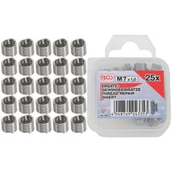 Inserts taraudés | M7 x 1,0 mm | 25 pièces