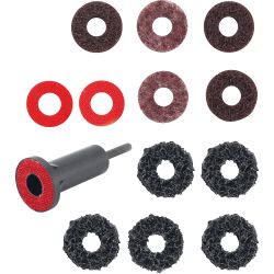 Wheel Hub Grinder Set | for Studs and Wheel Nut Bolts | 14 pcs.